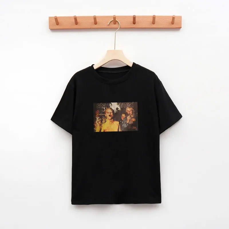 11 colors S-3XL New Fashion t shirt tshirt women graphic painting T-shirt woman tops summer rock punk plus size tee femme | Женская