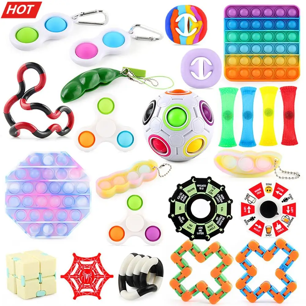 

Игрушки для снятия стресса, набор игрушек, дешевые сенсорные детские игрушки, игрушки для снятия стресса