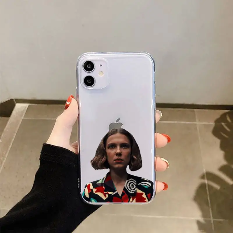 

cosas gratis Stranger things Phone Cases Transparent for iPhone 6 7 8 11 12 s mini pro X XS XR MAX Plus