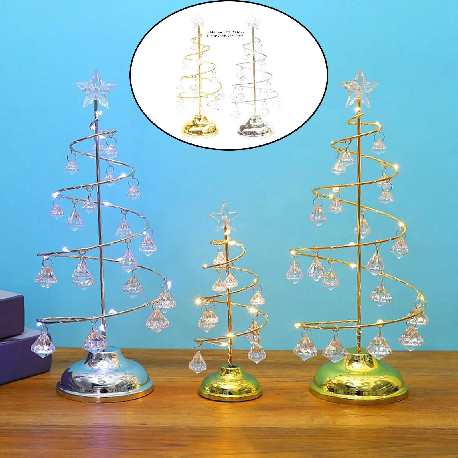 

Christmas Tree Light Night Light Free Standing for Christmas Party Supplies Bedroom Living Room Decor