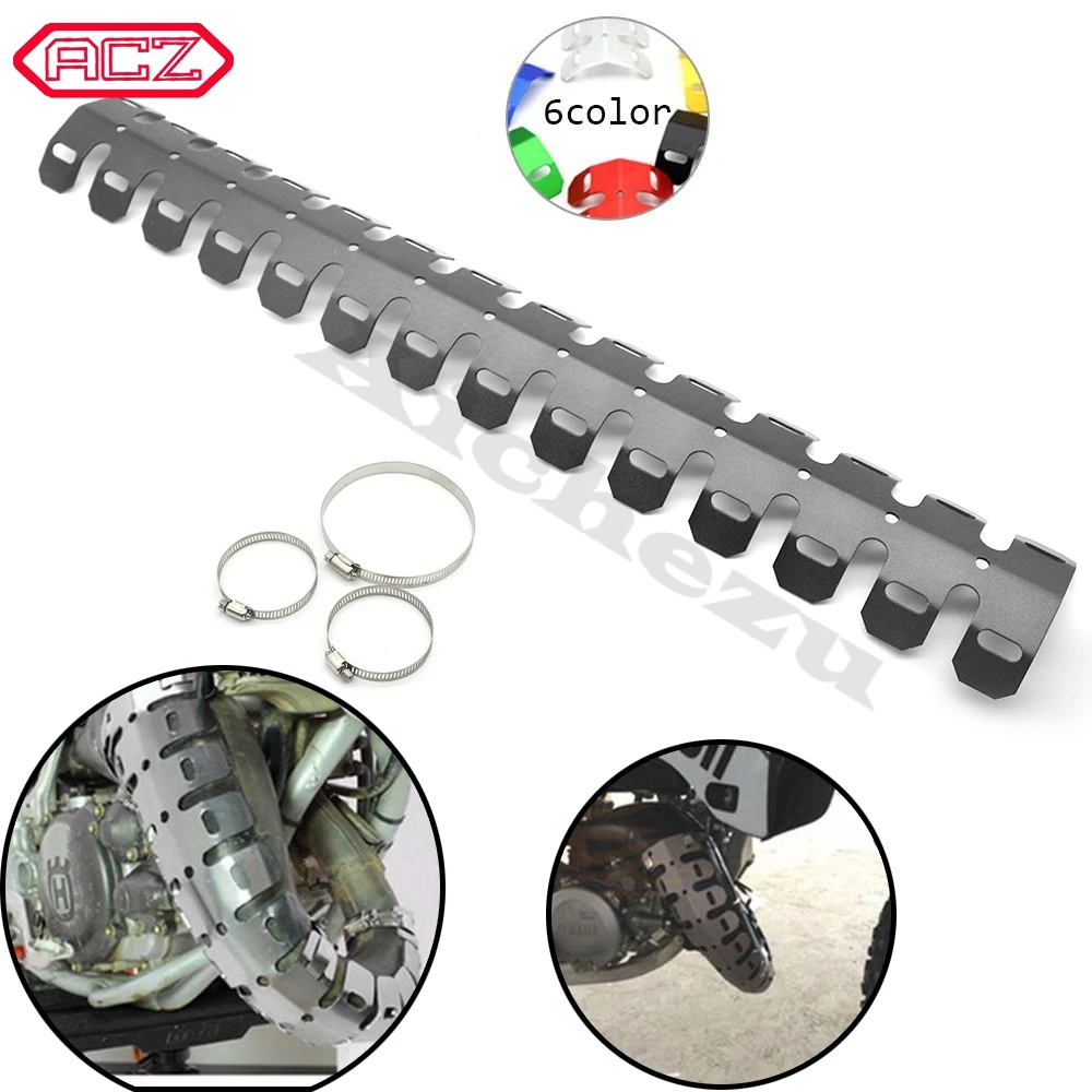 Аксессуары для мотоциклов защита выхлопной трубы Защитная крышка тепловой