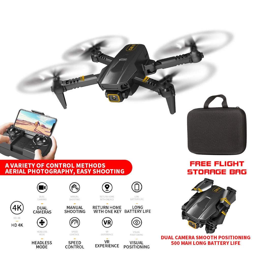 

RC Plane Mini Drone HD 4K 1080P 720P Dual Camera WIFI FPV Aerial Photography Helicopter Foldable Quadcopter Dron Toys Gifts