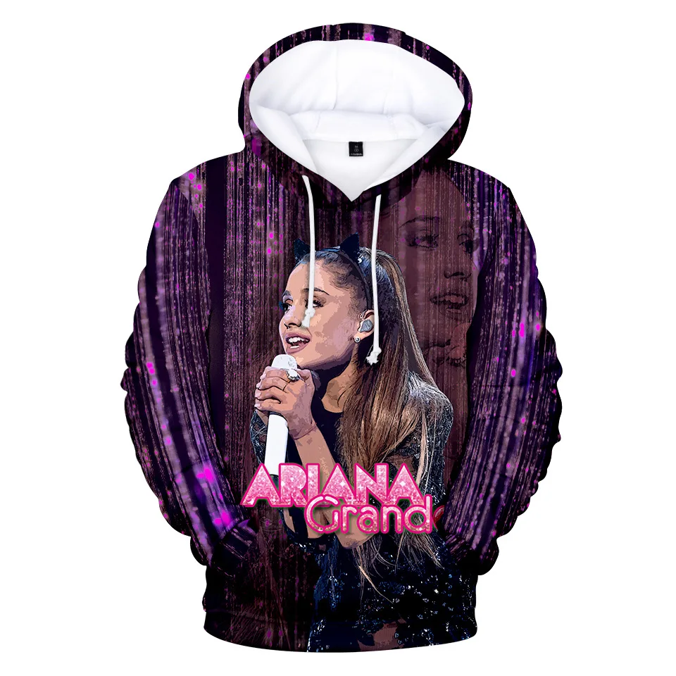 3D Ariana Grande Thank U следующий альбом женские толстовки оверсайз свитшоты для