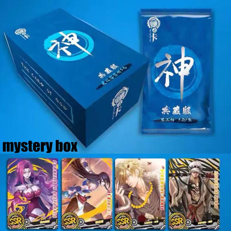 

Оригинальная таинственная коробка, множество видов японских аниме-карт, коллекционная карточка, цельные карточки для рассеянных демонов, у...