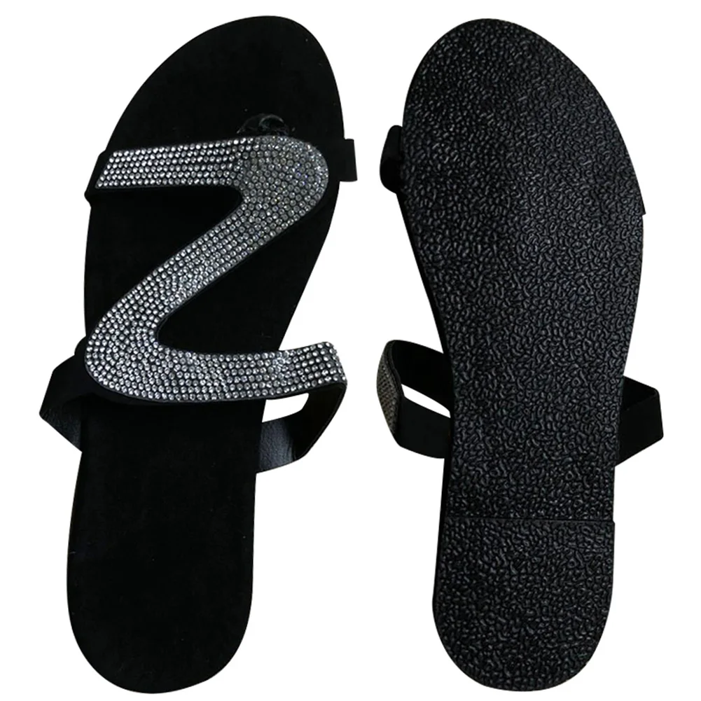 Женские сандалии Яркие повседневные Вьетнамки Пляжные Нескользящие тапочки