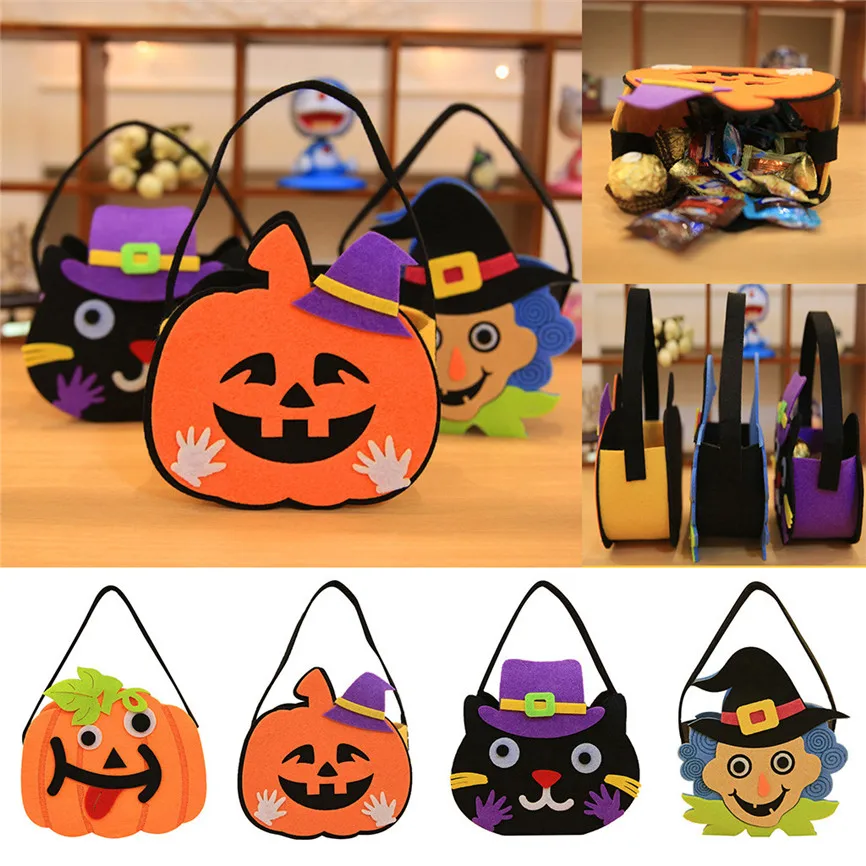 Сумки через плечо для Хэллоуина украшение Подарочная сумка сцены мультяшная