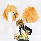 Парик для косплея моя геройская Академия каминари денки с аксессуарами, термостойкие синтетические волосы