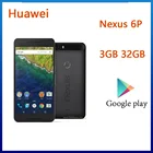 Смартфон HuaWei Nexus 6P, экран 5,7 дюйма, 3 Гб ОЗУ 32 Гб ПЗУ, разблокировка по отпечатку пальца, на базе Android