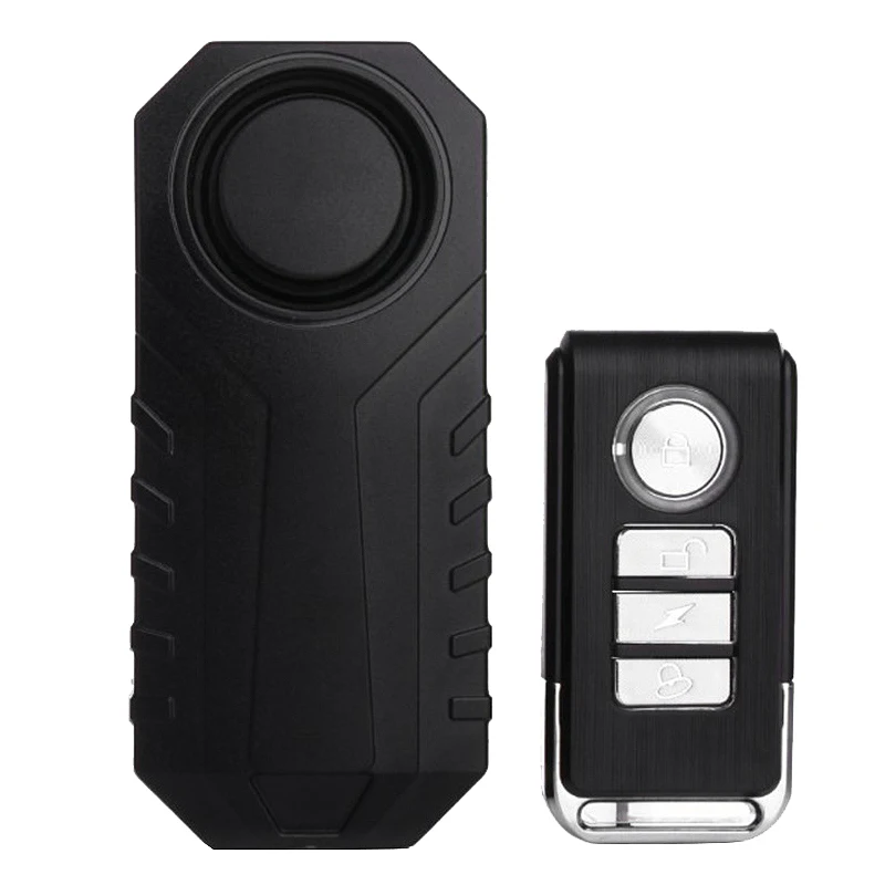 

113Db Loud Wireless Bicycle Anti-Theft Alarm Waterproof Door/ Window Vibration Alarm ligent Remote Control Alarm