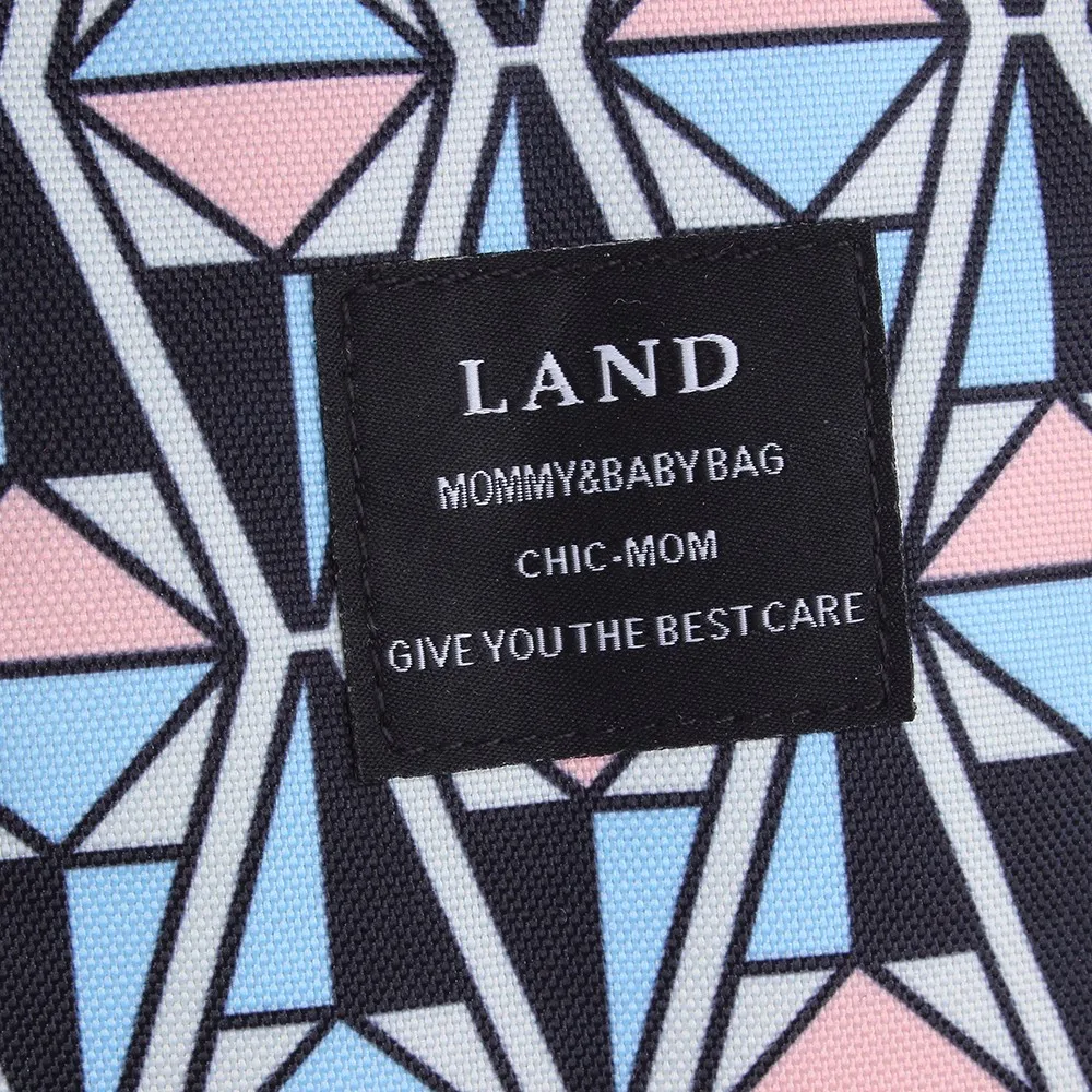 Сумка-рюкзак LAND для подгузников для мамы, большая водонепроницаемая сумка для мамы и коляски.
