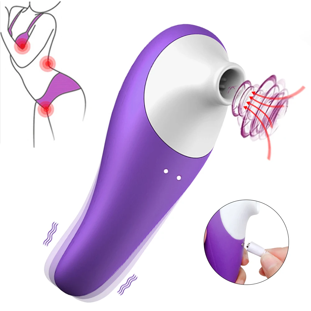 Вибратор сосков для женщин устройство стимуляции клитора сосание 7 скоростей USB
