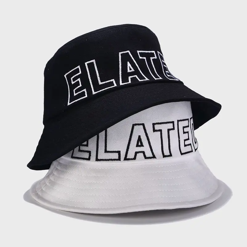 

Шляпа рыбака с вышитыми буквами женская, хлопковая Панама в японском стиле, в стиле хип-хоп, для девушек и мальчиков, летняя