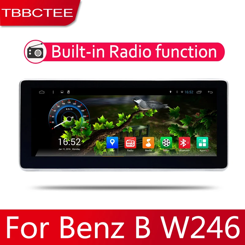 Android 2 Din Автомобильный Радио Мультимедиа Видео плеер Авто Стерео gps карта для Mercedes