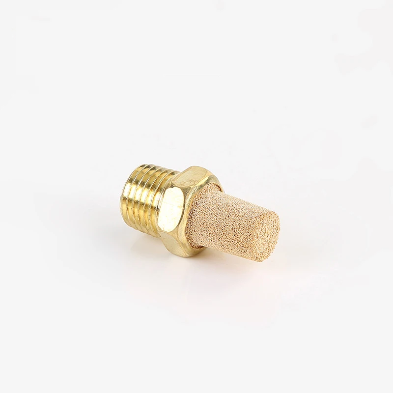 

5Pcs Brass Pneumatic Muffler M5 1/8" 1/4" 3/8" 1/2" 3/4"1" Thread Pneumatic Air Silencers Fitting Noise Filter Reducer Connector