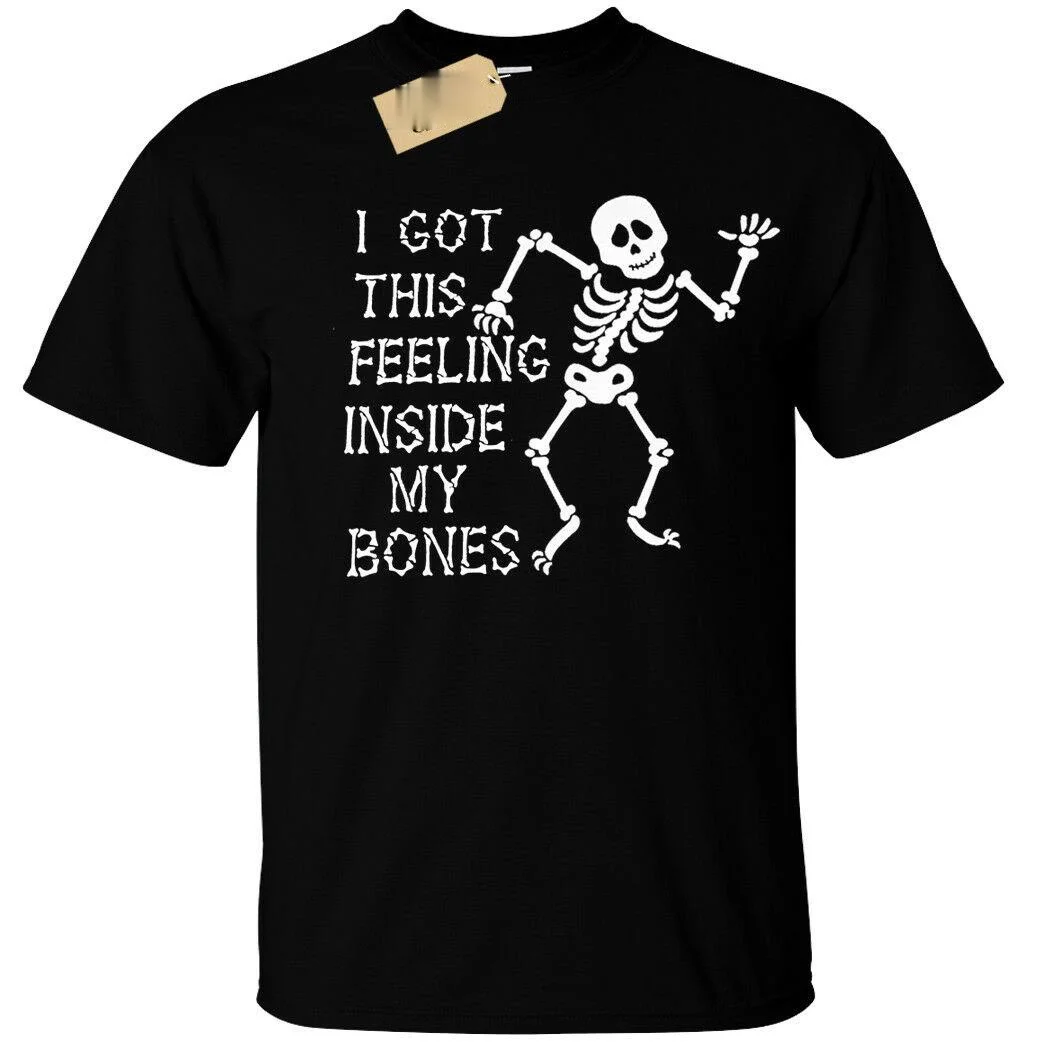 

HO this feeling inside my Bones Mens T-Shirt Funny Dance Skeleton
