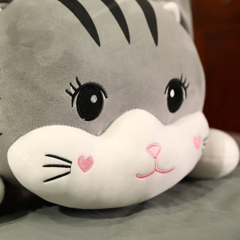 

New Style 80-120CM Kawaii Cat Plush Toys Stuffed Animal Dolls Kids Gift Lovely Soft Long Pillow Home Decoration