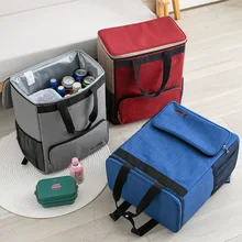 Waterproof Shoulders Picnic Cooler Bags Larger Capacity Outdoor Camping Hiking Backpack Snacks Drink Fruit Thermal Container