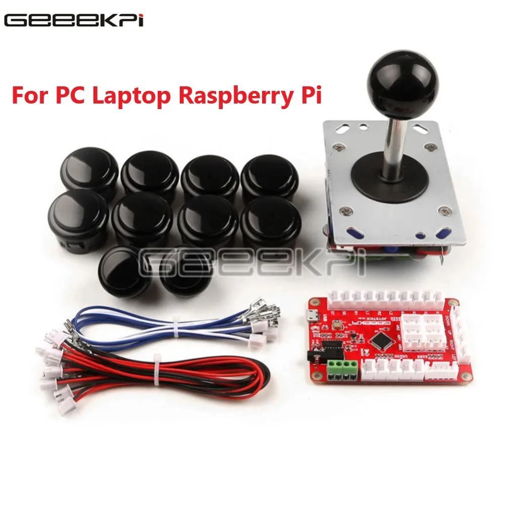 Аркадный шкаф с нулевой задержкой 1 шт. для ПК ноутбука Raspberry Pi набор сделай сам