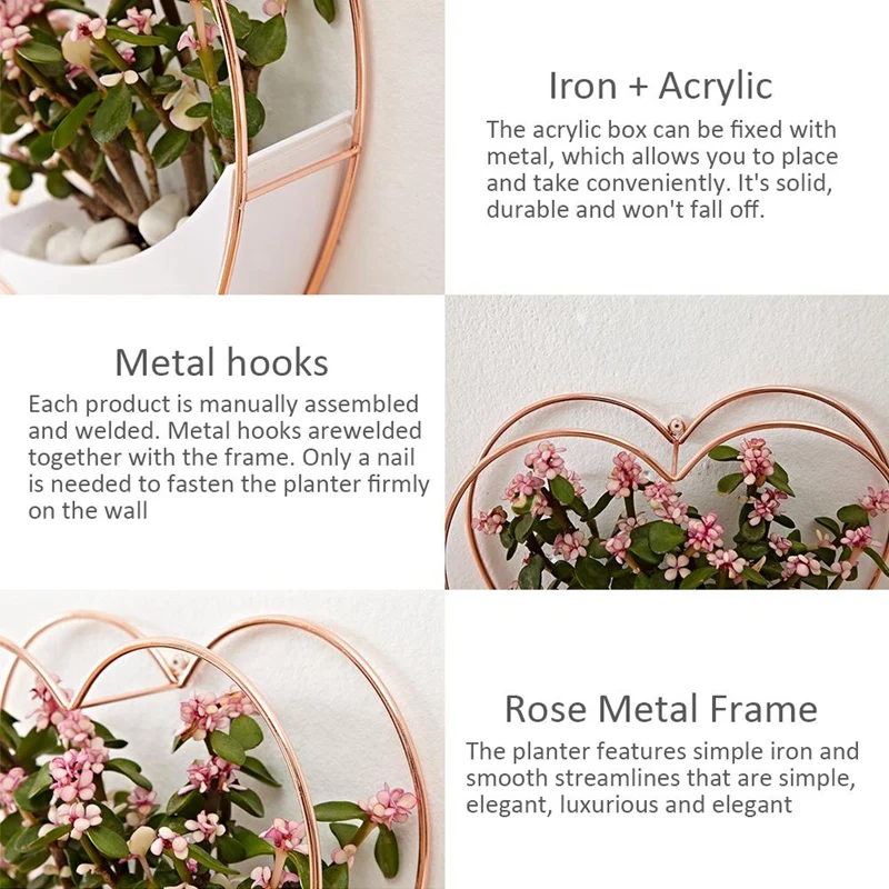 Украшение на стену для дома гостиной украшения сада цветочный горшок Настенный