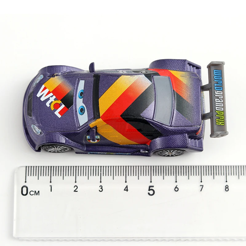 

Disney Pixar Cars 3 Lightning McQueens French Racing Metal Diecast Toy Car 1:55 Christmas Gifts For Children's Birthday