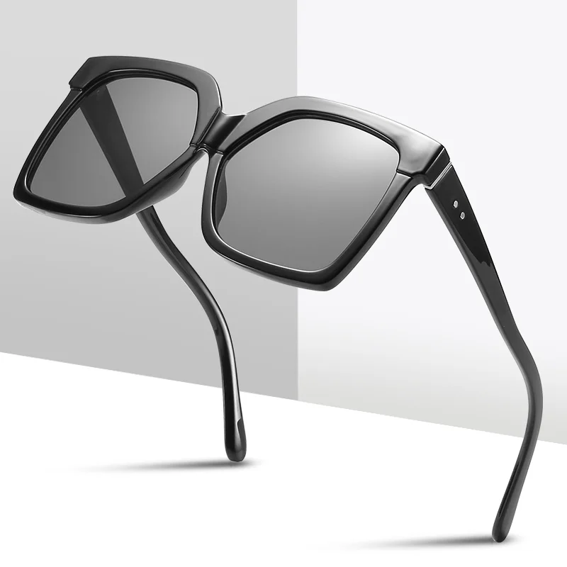 

Brand 2020 Retro Oversized Square Sunglasses for Women Men Trend Fashion Leopard Green Frame Rectangle Sun Glasses Gift UV400