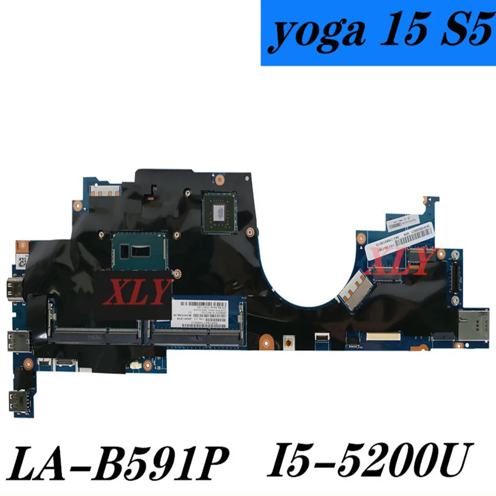 

For Lenovo YOGA 15 S5 Laotop Mainboard LA-B591P Motherboard with GT840M i5-5200 CPU DDR3