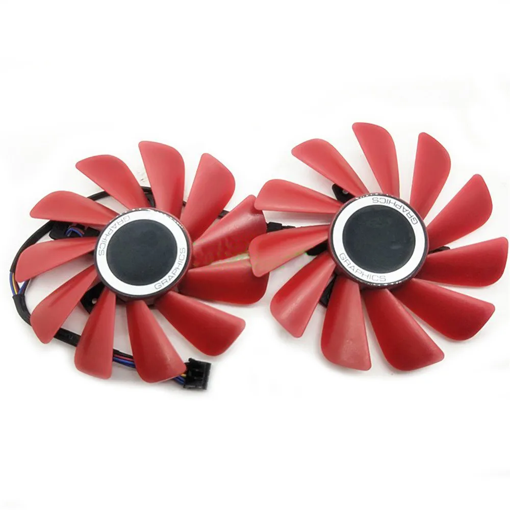 Вентилятор для видеокарты XFX AMD Radeon RX 570 1 пара 85 мм 4 Гб GDDR5 постоянный ток 12 В 0 45 А