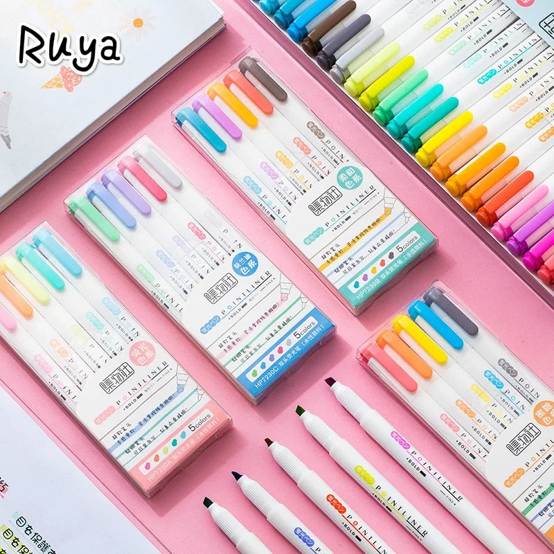 

pen for school touch fine line art set drawing highlighter pens pencils & writing supplies markers highlighters colores manga
