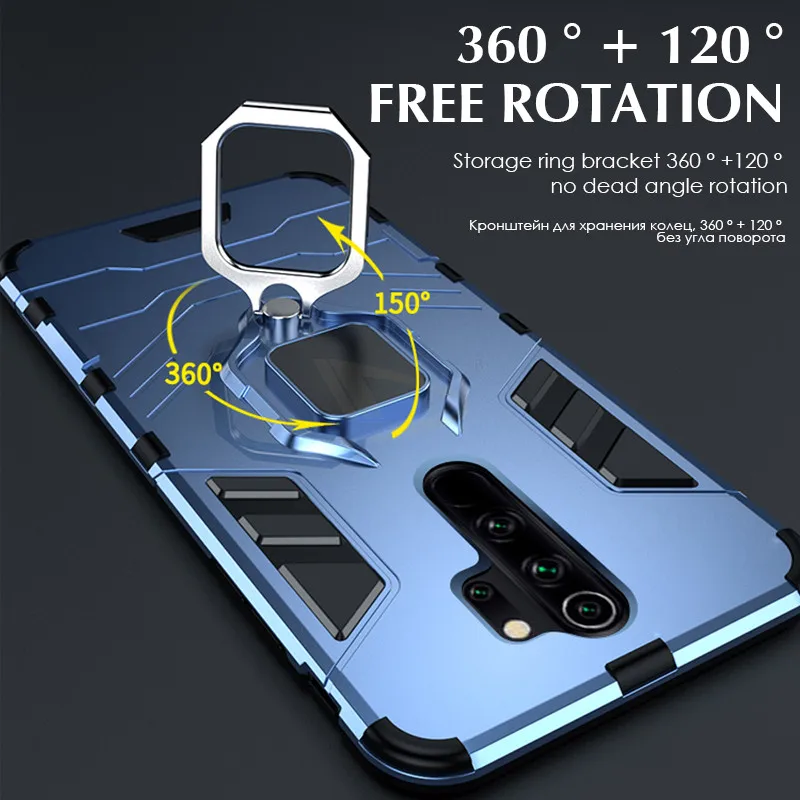 Роскошный бронированный металлический чехол для телефона Xiaomi Redmi 5 Plus 6 Pro 7A 8A Note 7 8