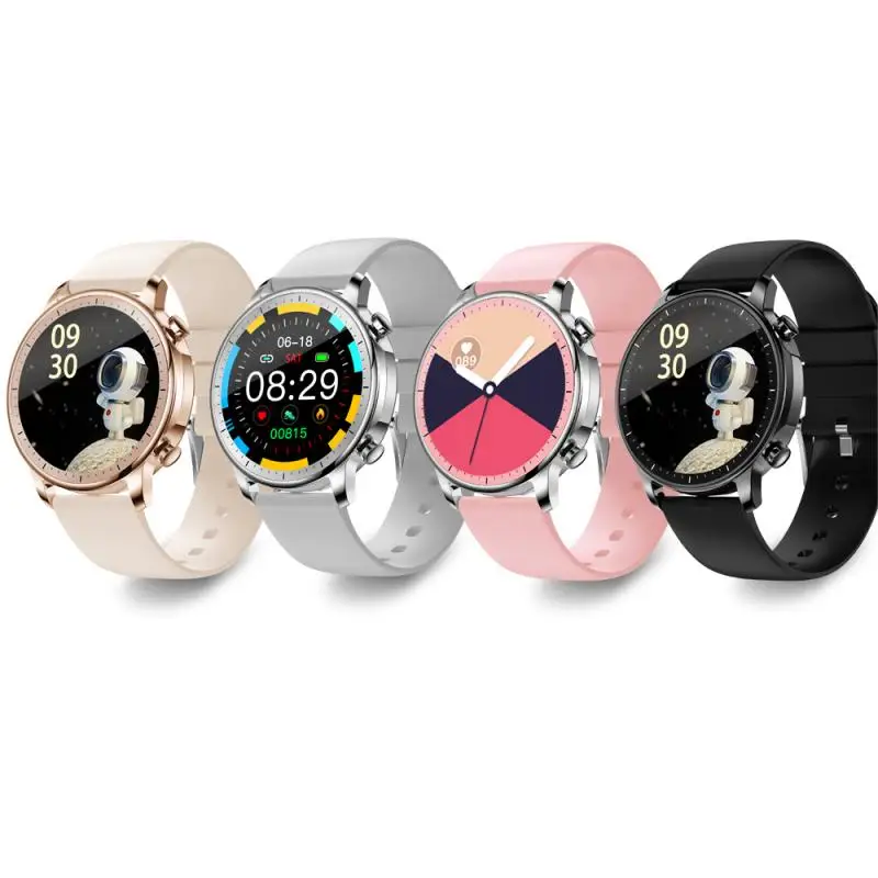 

V23 Full Touch Round Screen Smart Watch IP67 Waterproof Heart Rate Blood Monitor Multi-functional Fashionable Sports Smart Watch