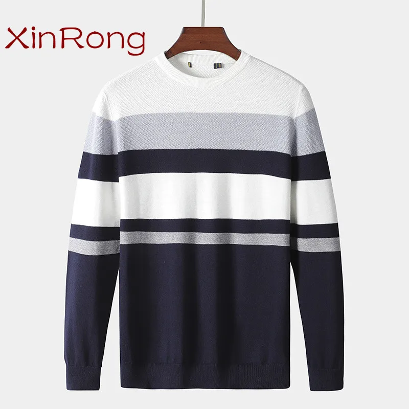 

Spring and autumn new cardigan men's round neck 2021 tide brand casual men's sweater men's sweater bottoming shirt slim sweater