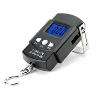 50kg110lb 10g digital fish scale electronic scale portable express luggage weight hanging scale with 1m measuring tape
