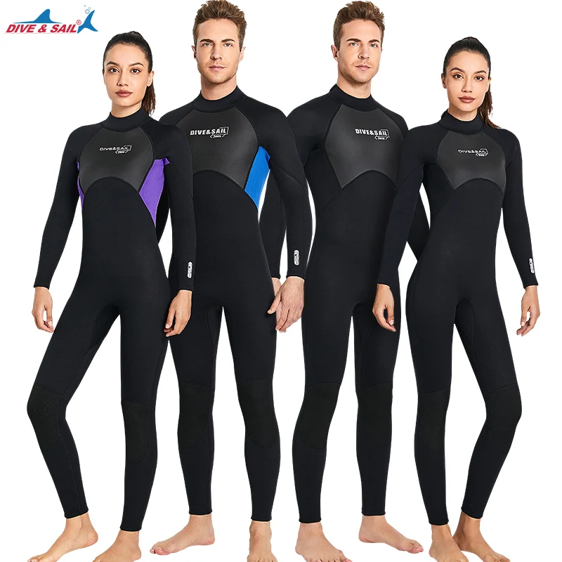 3MM Neoprene Wetsuit Men Surf Scuba Diving Suit Equipment Underwater Fishing Spearfishing Kitesurf Clothing Wet Suit Equipment