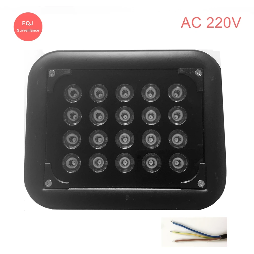 

CCTV Filled Infrared LEDS Outdoor AC 220V Night Vison 30/45/90/120 Degree IR Fill Illuminatoring Lamp for CCTV Camera at Evening
