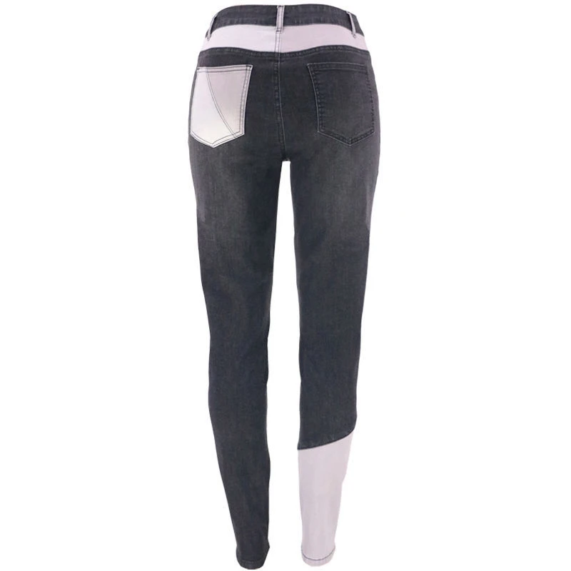 

High Waist Patchwork Women'S Jeans Calça Rosa Vintage Y2K Clothes Retro Jeans High Waist Trousers High Waisted Trousers