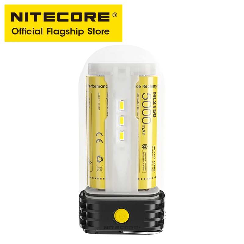 nitecore lr60 camping light power bank charger 280 lumen rechargeable portable led lantern with 18650 battery for usb c charging free global shipping