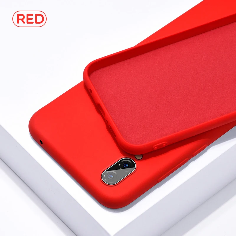 Чехол для телефона Xiaomi Redmi 6 6A A2 7 7A Y3 K20 9T Note 8 8A 8SE 9SE 5X A1 6X 9 CC9 CC9E A3 Lite Pro однотонный