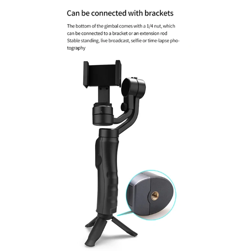 

Handheld 3-Axis Gimbal Stabilizer-Compatible With All Brands Of Smartphones