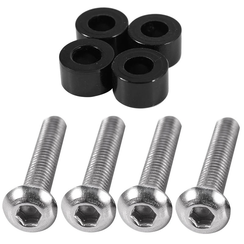 

4PCS for SCX10 Aluminum Shock Mount Lift Surge Seat Adjustment Seat-HR Axial SCX10 Lower Shock Mount Lift Kit