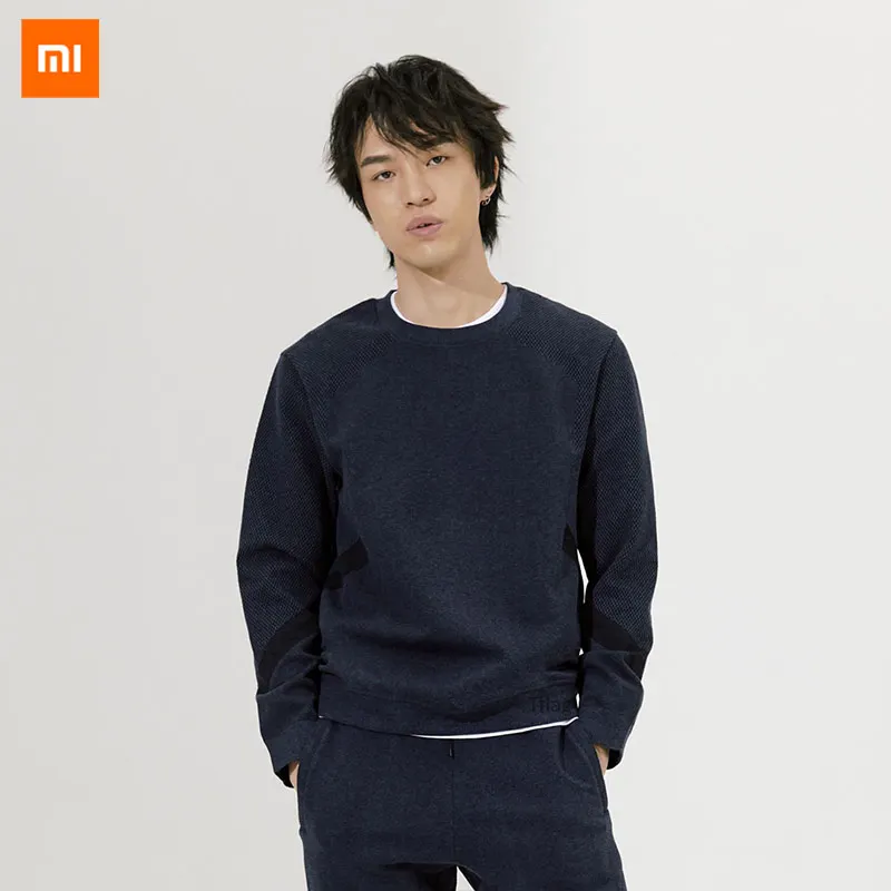 Xiaomi Mijia мужской модный свитер с высоким воротом 3d-жаккард а-класс