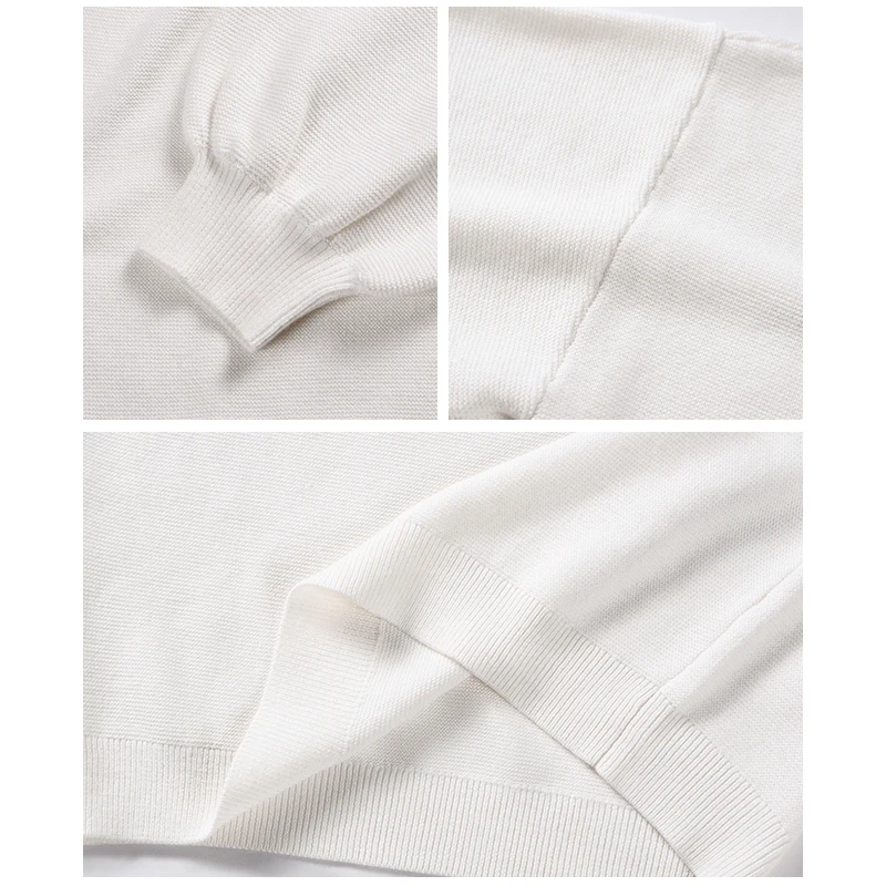 Свитер шерстяной женский с одним рукавом на весну/лето