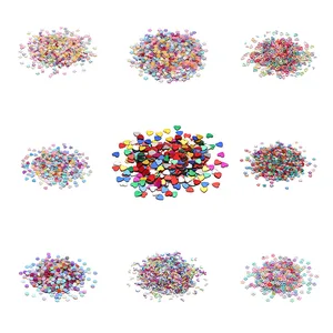30 г 3-4 мм украшение для ногтей микс Звезда блесток Оболочка конфетти разбрызгивает сердце блеск для DIY эпоксидная смола для изготовления ювелирных изделий полимерные формы