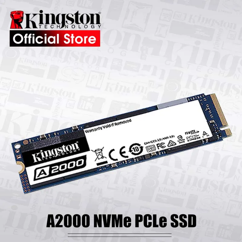 Внутренний твердотельный жесткий диск Kingston 250G 500G ТБ A2000 NVMe PCIe M.2 2280 SSD для ПК