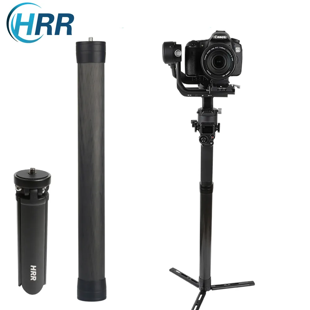 

Carbon Fiber Extension Monopod Pole Aluminium Tripod for DJI Ronin-S SC/RS2/RSC2,Moza Air 2 Feiyu Tech Zhiyun Crane 2 Gimbal