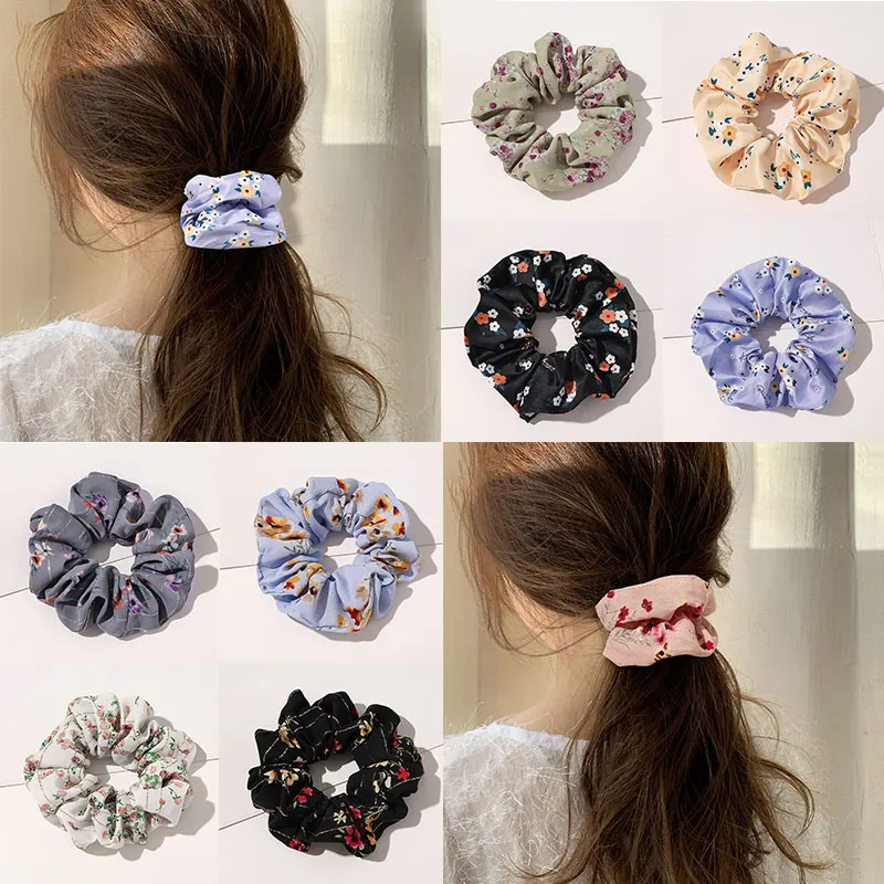 Резинки для волос эластичные резинки кольца галстуков веревка с цветочным