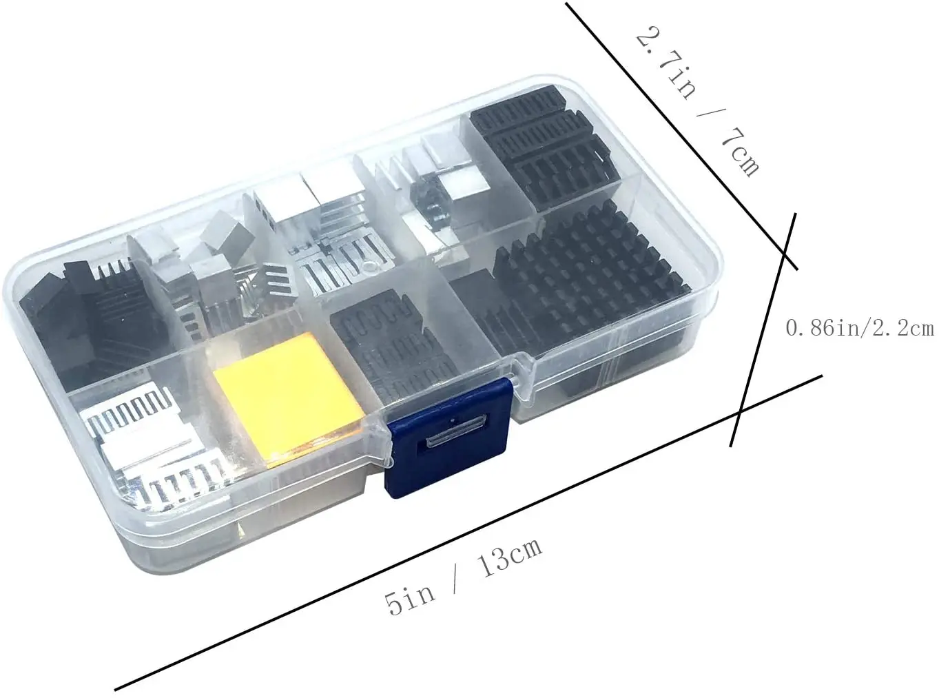 88pcs Heatsink Kit Small to Medium Size Cooler Heat Sink Set for Cooling | Demo Board Accessories