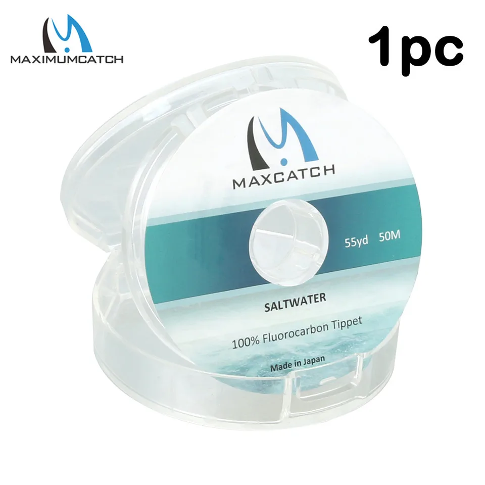 Saltwater Tippet 1pc Maximumcatch фторуглеродный морской Типпет Fly Line Clear color 50 м 12lb/16lb/20lb Fly Fishing Line - Цвет: Saltwater Tippet 1pc