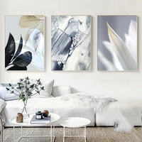 plant leaf canvas painting nordic style home decoration wall picture for living room decor wall art abstract posters and prints