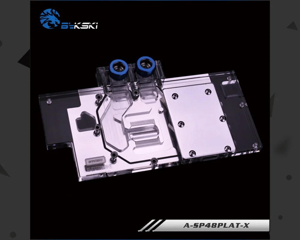 Bykski A-SP48PLAT-X, полное покрытие видеокарты блок водяного охлаждения RGB/RBW для Sapphire NITRO RX480/Dataland RX480