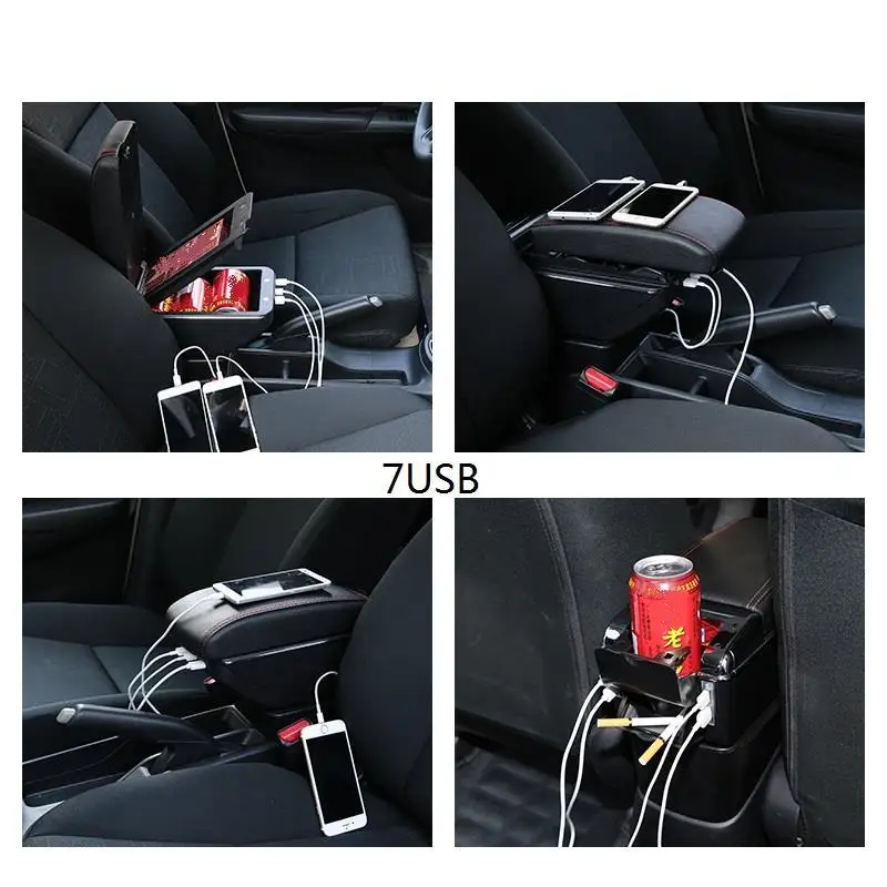 Автомобильные аксессуары модифицированный подлокотник автомобильный Стайлинг